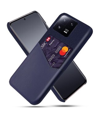 SoFetch Blauw Pasjeshouder Stijlvol Hybride Hoesje Xiaomi 13 Pro