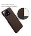 SoFetch Bruin Stoffen Modern Hardcase Hoesje voor de Xiaomi 13 Pro