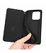 SoFetch Zwart Magnetisch Ruiten Bookcase Hoesje voor de Xiaomi 13 Pro