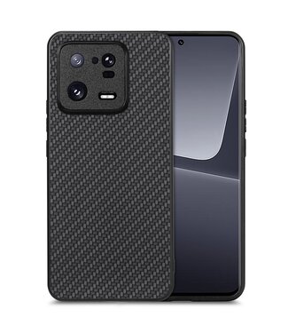 SoFetch Zwart Carbon Hybride Hoesje Xiaomi 13 Pro