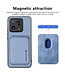 SoFetch Blauw Pasjeshouder Carbon Hybride Hoesje voor de Xiaomi 13 Pro