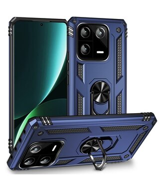 SoFetch Blauw Valbestendig Houder Hybride Hoesje Xiaomi 13 Pro