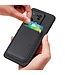 SoFetch Zwart Pasjeshouder Carbon Hybride Hoesje voor de Xiaomi 13 Pro