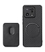 SoFetch Zwart Pasjeshouder Carbon Hybride Hoesje voor de Xiaomi 13 Pro