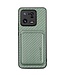 SoFetch Groen Pasjeshouder Carbon Hybride Hoesje voor de Xiaomi 13 Pro