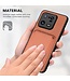 SoFetch Bruin Pasjeshouder Carbon Hybride Hoesje voor de Xiaomi 13 Pro