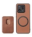 SoFetch Bruin Pasjeshouder Carbon Hybride Hoesje voor de Xiaomi 13 Pro