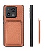 SoFetch Bruin Pasjeshouder Carbon Hybride Hoesje voor de Xiaomi 13 Pro
