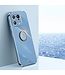 Xin Li Blauw Ring Houder Glanzend TPU Hoesje voor de Xiaomi 13 Pro