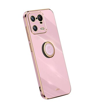 Xin Li Paars Ring Houder Glanzend TPU Hoesje Xiaomi 13 Pro