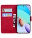 SoFetch Rod Tijger Bookcase Hoesje met Polsbandje voor de Xiaomi 13 Pro