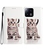 SoFetch  Kitten Bookcase Hoesje met Polsbandje voor de Xiaomi 13 Pro