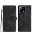 SoFetch Zwart Vlinders Bookcase Hoesje met Polsbandje voor de Xiaomi 13 Pro