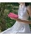 SoFetch Roze Vlinders Bookcase Hoesje met Polsbandje voor de Xiaomi 13 Pro