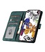 SoFetch Groen Vlinders Bookcase Hoesje met Polsbandje voor de Xiaomi 13 Pro