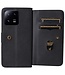 SoFetch Zwart Portemonnee Bookcase Hoesje voor de Xiaomi 13 Pro