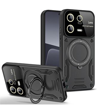 SoFetch Zwart MagSafe Houder Hybride Hoesje Xiaomi 13 Pro