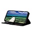 SoFetch Zwart Glad Bookcase Hoesje voor de Samsung Galaxy S24 Ultra