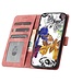 SoFetch Lichtroze Vlinders Bookcase Hoesje met Polsbandje voor de Samsung Galaxy S24 Ultra