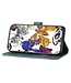 SoFetch Groen Vlinders Bookcase Hoesje met Polsbandje voor de Samsung Galaxy S24 Ultra
