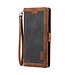 SoFetch Grijs Retrostijl Bookcase Hoesje met Polsbandje voor de Samsung Galaxy S24 Ultra