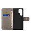 SoFetch Grijs Boom Bookcase Hoesje met Polsbandje voor de Samsung Galaxy S24 Ultra