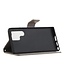 SoFetch Grijs Boom Bookcase Hoesje met Polsbandje voor de Samsung Galaxy S24 Ultra