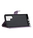 SoFetch Paars Boom Bookcase Hoesje met Polsbandje voor de Samsung Galaxy S24 Ultra