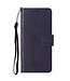 SoFetch Donkerpaars Boom Bookcase Hoesje met Polsbandje voor de Samsung Galaxy S24 Ultra