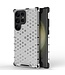 SoFetch Grijs Honingraat Backcover Hoesje voor de Samsung Galaxy S24 Ultra