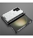 SoFetch Grijs Honingraat Backcover Hoesje voor de Samsung Galaxy S24 Ultra