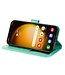 SoFetch Groen Mandala Bookcase Hoesje met Polsbandje voor de Samsung Galaxy S24 Ultra