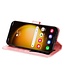 SoFetch Roze Mandala Bookcase Hoesje met Polsbandje voor de Samsung Galaxy S24 Ultra
