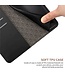 HT06 Zwart Litchee Ruiten Bookcase Hoesje met Polsbandje voor de Samsung Galaxy S24 Ultra