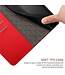 HT06 Rood Litchee Ruiten Bookcase Hoesje met Polsbandje voor de Samsung Galaxy S24 Ultra