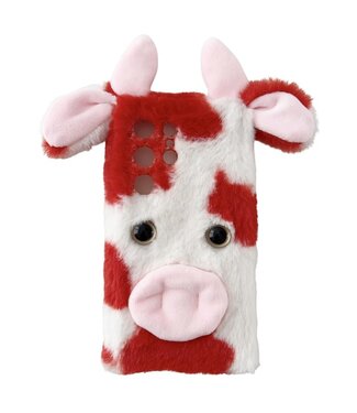 SoFetch Rood Fluffy Kao TPU Hoesje Samsung Galaxy S24 Ultra