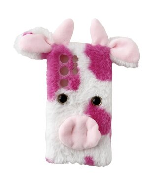 SoFetch Roze Fluffy Kao TPU Hoesje Samsung Galaxy S24 Ultra