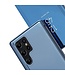 SoFetch Blauw Spiegel Elegant Bookcase Hoesje voor de Samsung Galaxy S24 Ultra