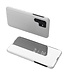 SoFetch Zilver Spiegel Elegant Bookcase Hoesje voor de Samsung Galaxy S24 Ultra