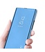 SoFetch Zilver Spiegel Elegant Bookcase Hoesje voor de Samsung Galaxy S24 Ultra