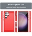 SoFetch Rood Carbon TPU Hoesje voor de Samsung Galaxy S24 Ultra