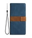 SoFetch Blauw Splitleder Bookcase Hoesje voor de Samsung Galaxy S24 Ultra