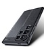 SoFetch Zwart Slim Licthi TPU Hoesje voor de Samsung Galaxy S24 Ultra