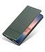 Azns Donkergroen Magnetisch Bookcase Hoesje voor de Samsung Galaxy S24 Ultra