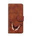 SoFetch Bruin Vlinder Bookcase Hoesje voor de Samsung Galaxy S24 Ultra