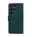 SoFetch Groen Vlinder Bookcase Hoesje voor de Samsung Galaxy S24 Ultra