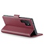 Rood Litchee Glossy Bookcase Hoesje voor de Samsung Galaxy S24 Ultra