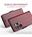 Rood Litchee Glossy Bookcase Hoesje voor de Samsung Galaxy S24 Ultra