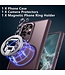SoFetch Bordeaux Rood Lensbescherming Houder Backcover Hoesje voor de Samsung Galaxy S24 Ultra