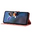 SoFetch Roze Bloemen Bookcase Hoesje voor de Samsung Galaxy S24 Ultra